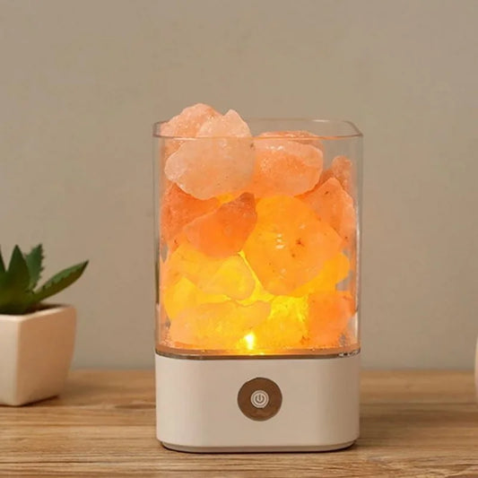 Himalayan Salt Crystal Lamp. (Purifies & Promotes Tranquillity)