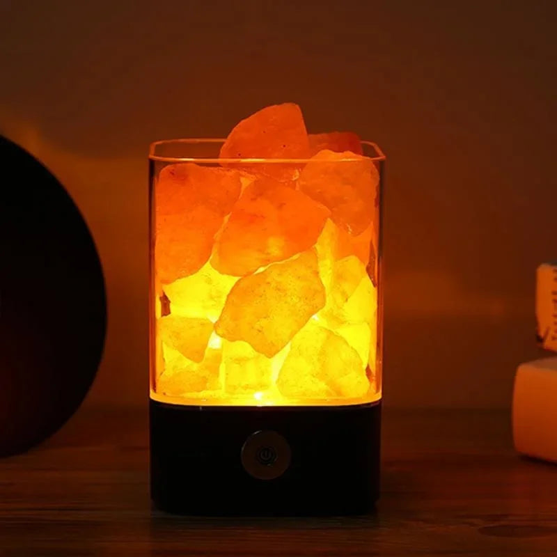 Himalayan Salt Crystal Lamp. (Purifies & Promotes Tranquillity)