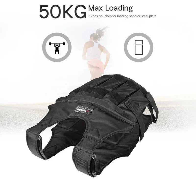 20/50 kg Loading Weighted Vest Jacket20/50 kg Loading Weighted Vest Jacket