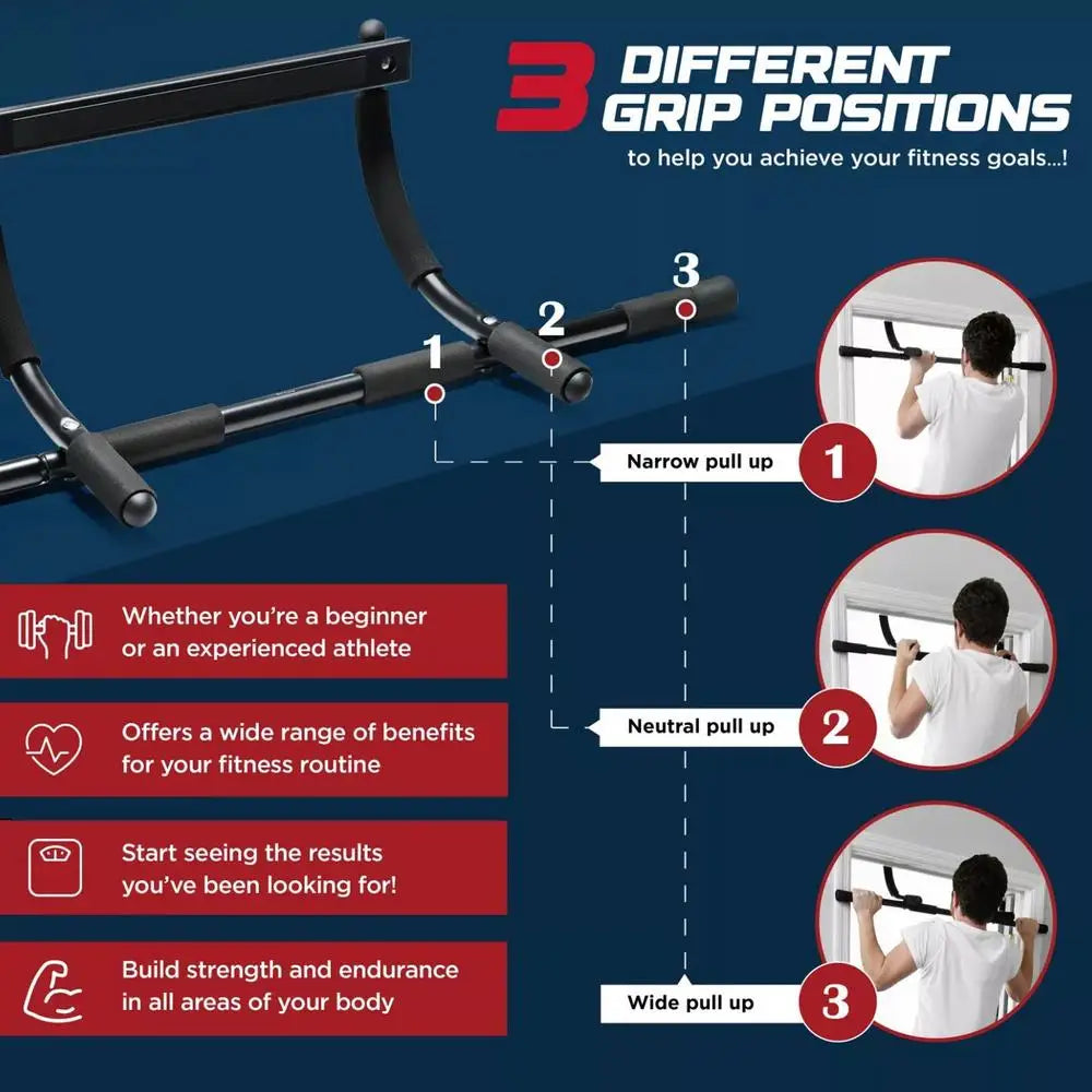 Doorway Chin-Up & Pull-Up Bar – Multi-Function Home Gym Trainer