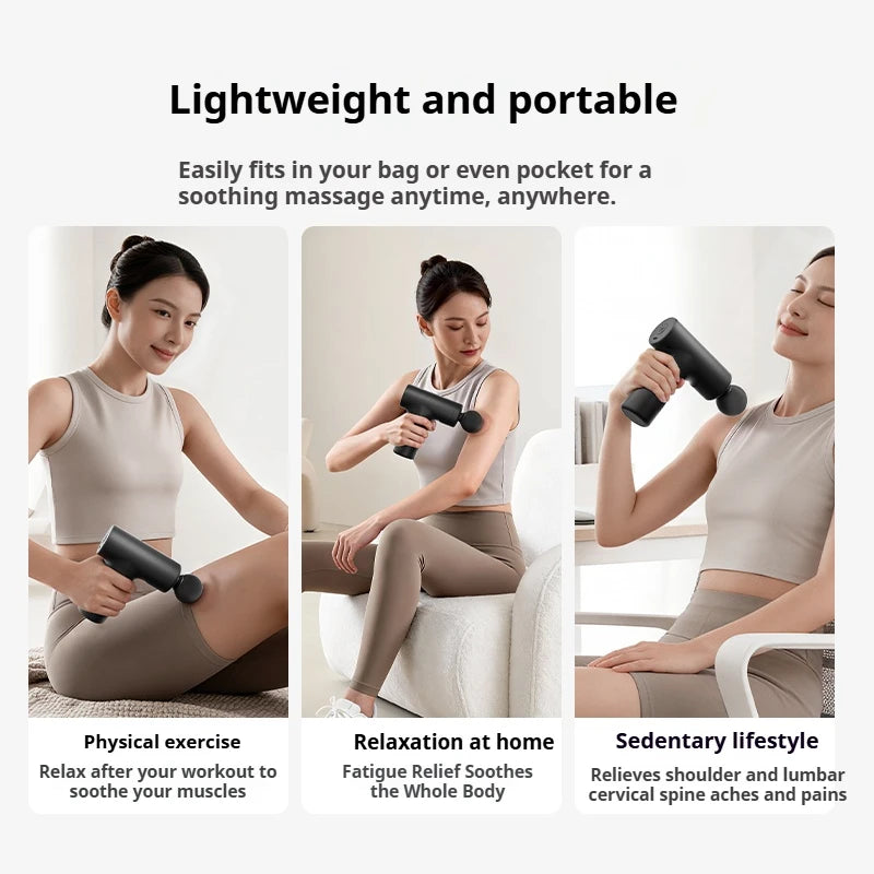 Recovery Massage Gun - 6 Speed Settings -  Low Noise - Portable Muscle Relaxer