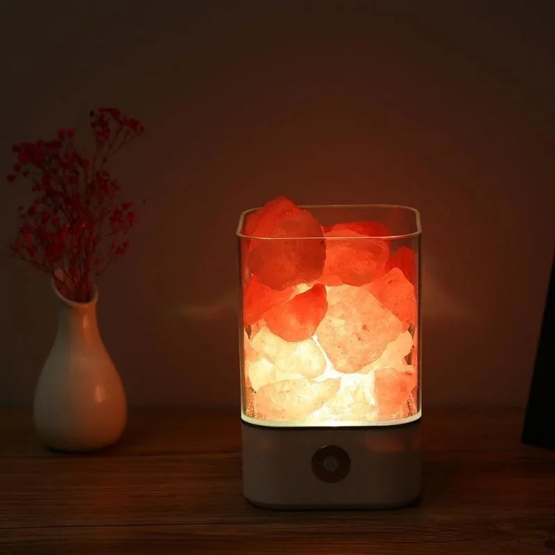 Himalayan Salt Crystal Lamp. (Purifies & Promotes Tranquillity)