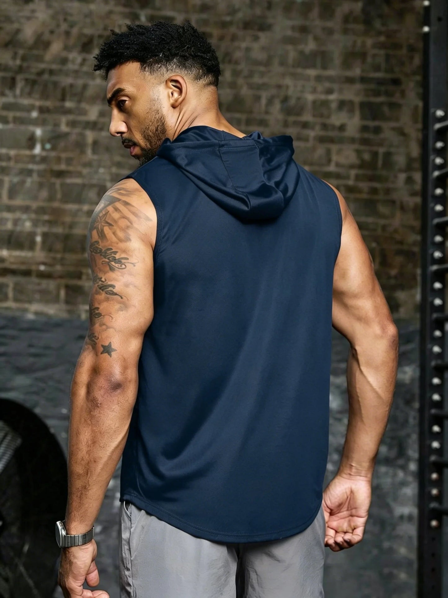 Sleeveless Tank Top Hoodie