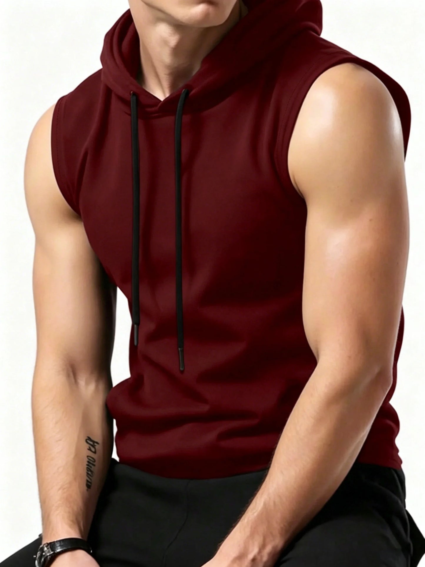 Sleeveless Tank Top Hoodie