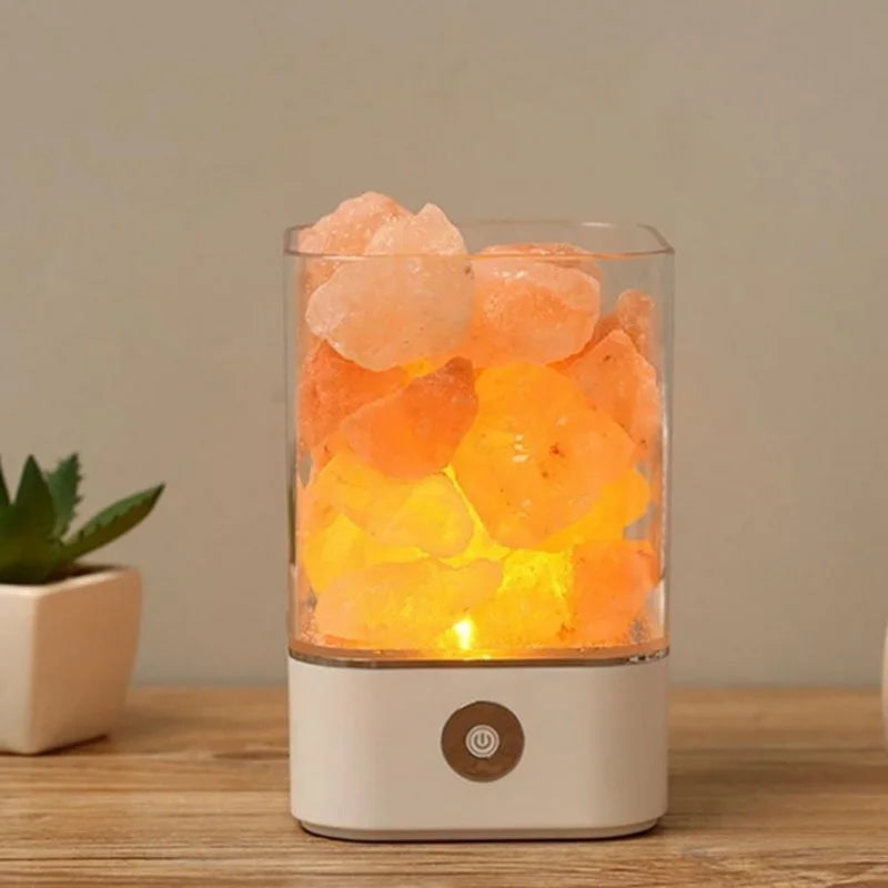 Himalayan Salt Crystal Lamp. (Purifies & Promotes Tranquillity)