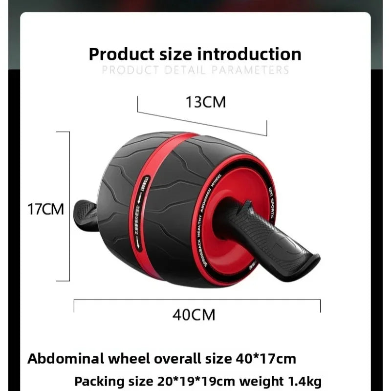 Self-Rebounding - Ab Roller Wheel - with Protective Knee Mat