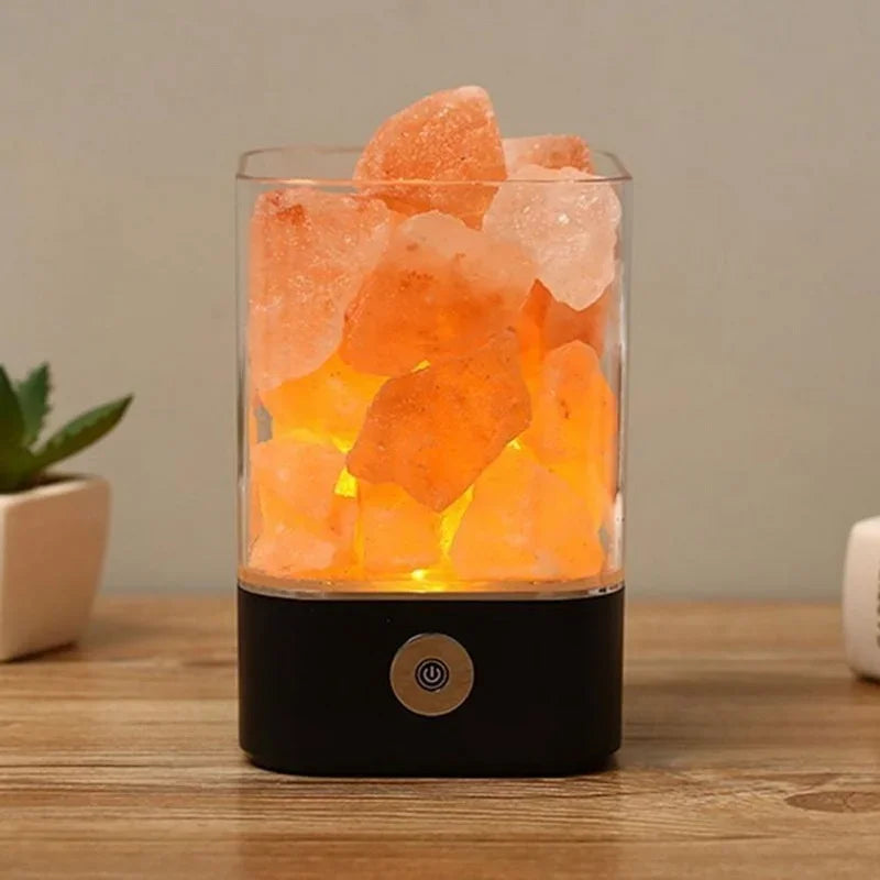 Himalayan Salt Crystal Lamp. (Purifies & Promotes Tranquillity)
