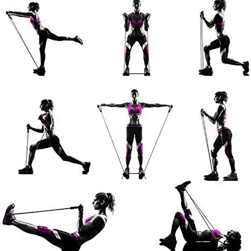 Resistance Bands - For Strength Training -With Handles - For Men Women
