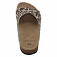 Leopard Print Criss-Cross Women's Comfort Sandals