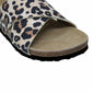 Leopard Print Criss-Cross Women's Comfort Sandals