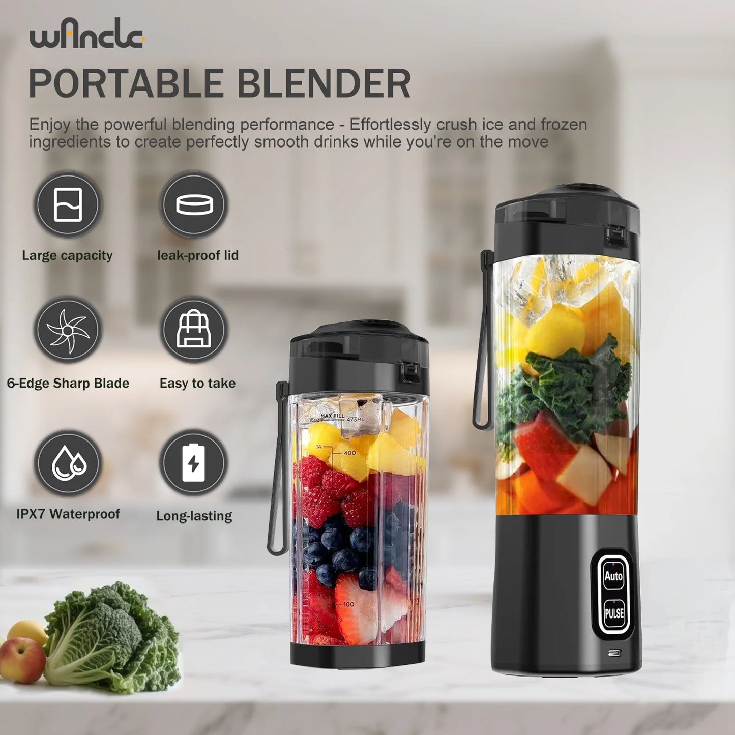 Portable Electric Travel Blender