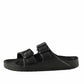 Women's Solo Black  Sandals