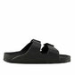 Women's Solo Black  Sandals