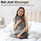 Smart Electric Lumbar Massager Support Pillow with Memory Foam