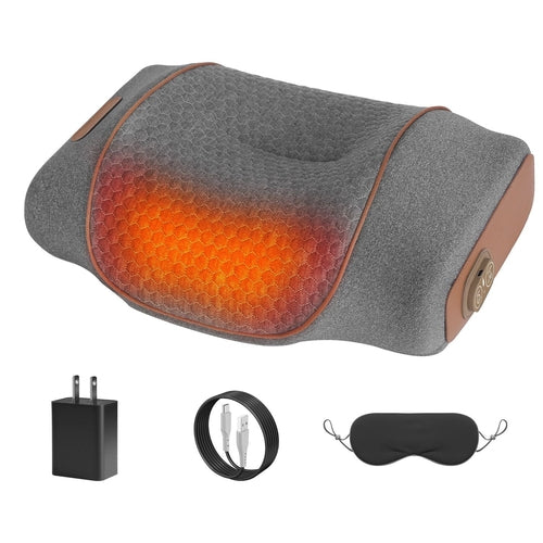 ERGO Neck Massager Pillow with Heating Vibration