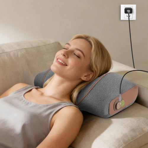 ERGO Neck Massager Pillow with Heating Vibration