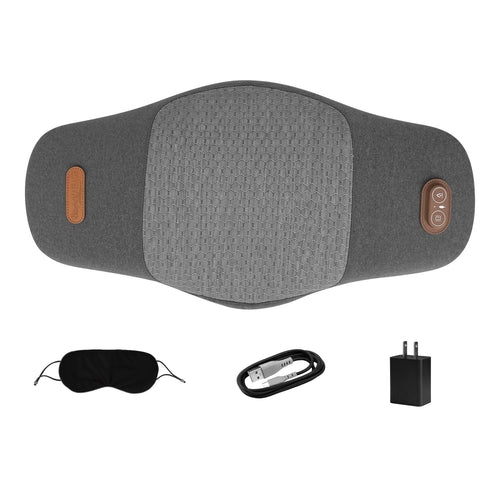 Smart Electric Lumbar Massager Support Pillow with Memory Foam