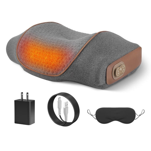 ERGO Neck Massager Pillow with Heating Vibration