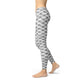 Women's Premium Black and White Dice Leggings