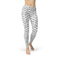 Women's Premium Black and White Dice Leggings