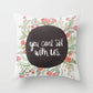 "You Can't Sit With Us" Pillow Cover